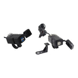 Maxbell Motorcycle Double USB Charger Sturdy Easy Carrying for Motorcycle Smartphone 12V 24V