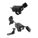 Maxbell Motorcycle Double USB Charger Sturdy Easy Carrying for Motorcycle Smartphone 12V 24V