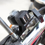 Maxbell Motorcycle Double USB Charger Sturdy Easy Carrying for Motorcycle Smartphone 12V 24V