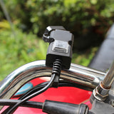 Maxbell Motorcycle Double USB Charger Sturdy Easy Carrying for Motorcycle Smartphone 12V 24V