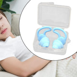 Maxbell 2Pcs Earplugs Soft 40dB Noise Reduction for Concerts Loud Noise Motorcycling Blue