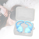 Maxbell 2Pcs Earplugs Soft 40dB Noise Reduction for Concerts Loud Noise Motorcycling Blue