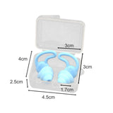 Maxbell 2Pcs Earplugs Soft 40dB Noise Reduction for Concerts Loud Noise Motorcycling Blue