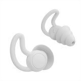 Maxbell 2Pcs Earplugs Soft 40dB Noise Reduction for Concerts Loud Noise Motorcycling White