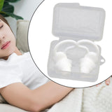 Maxbell 2Pcs Earplugs Soft 40dB Noise Reduction for Concerts Loud Noise Motorcycling White