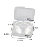 Maxbell 2Pcs Earplugs Soft 40dB Noise Reduction for Concerts Loud Noise Motorcycling White