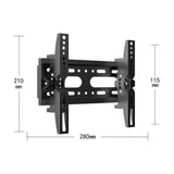 Maxbell LCD TVs Wall Mount Bracket Practical Wall Mount Bracket Supporting 15 ° Tilt for 14in to 42in