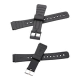 Maxbell Watch Band Casual Wear Resistant Wristwatch Strap for AE-1000W W-215 W-s200H black buckle
