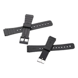 Maxbell Watch Band Casual Wear Resistant Wristwatch Strap for AE-1000W W-215 W-s200H black buckle
