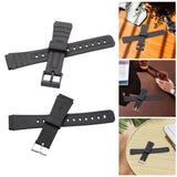 Maxbell Watch Band Casual Wear Resistant Wristwatch Strap for AE-1000W W-215 W-s200H black buckle
