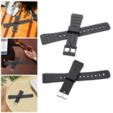Maxbell Watch Band Casual Wear Resistant Wristwatch Strap for AE-1000W W-215 W-s200H black buckle