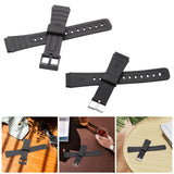 Maxbell Watch Band Casual Wear Resistant Wristwatch Strap for AE-1000W W-215 W-s200H black buckle