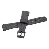 Maxbell Watch Band Casual Wear Resistant Wristwatch Strap for AE-1000W W-215 W-s200H black buckle