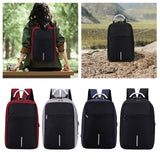 Maxbell Travel Laptop Backpack Stylish with USB Port for College Backpacking Outdoor Red