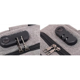 Maxbell Travel Laptop Backpack Stylish with USB Port for College Backpacking Outdoor Red