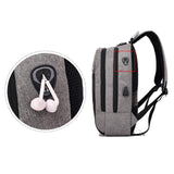 Maxbell Travel Laptop Backpack Stylish with USB Port for College Backpacking Outdoor Red