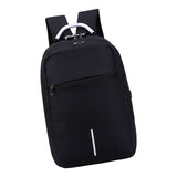 Maxbell Travel Laptop Backpack Stylish with USB Port for College Backpacking Outdoor Black