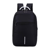 Maxbell Travel Laptop Backpack Stylish with USB Port for College Backpacking Outdoor Black