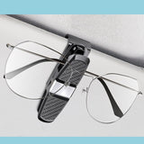 Maxbell Generic Car Visor Sunglasses Holder Double Ends Clip Eyeglasses Mount Hanger Black