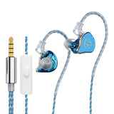 Maxbell in Ear Monitors Compact Stereo Sound Earphones for Workout Gym Running Music Blue