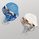 Maxbell in Ear Monitors Compact Stereo Sound Earphones for Workout Gym Running Music White