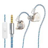 Maxbell in Ear Monitors Compact Stereo Sound Earphones for Workout Gym Running Music White