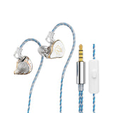 Maxbell in Ear Monitors Compact Stereo Sound Earphones for Workout Gym Running Music White