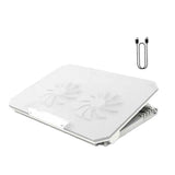 Maxbell Laptop Cooler Fan Cooling Stand for 12-15.6inch Laptop Accessory 2 USB Ports White