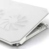 Maxbell Laptop Cooler Fan Cooling Stand for 12-15.6inch Laptop Accessory 2 USB Ports White
