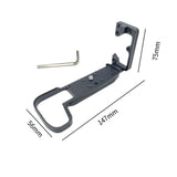 Maxbell L Bracket Horizontal Vertical Stabilizer Quick Release Plate for Eosrp Eosr8 Black