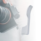 Maxbell Camera Thumb Grip Easy Installation Thumbs up Handle for A7C Camera Fittings Silver