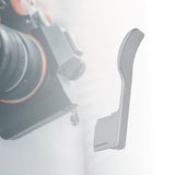 Maxbell Camera Thumb Grip Easy Installation Thumbs up Handle for A7C Camera Fittings Gray