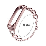 Maxbell Heart-shaped Watch Band Watch Accessories Rustproof Wristwatch Strap for Men Pink