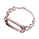 Maxbell Heart-shaped Watch Band Watch Accessories Rustproof Wristwatch Strap for Men Pink