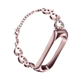 Maxbell Heart-shaped Watch Band Watch Accessories Rustproof Wristwatch Strap for Men Pink