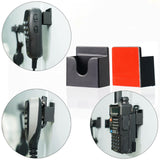 Maxbell Car Radio Holder Mount Wall Mount Universal Handheld Radio Holder for Office