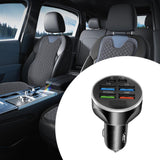 Maxbell 120W Car Charger Adapter Safe 12V-24V DC Auto Accessories 6 in 1 Multi Ports