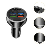 Maxbell 120W Car Charger Adapter Safe 12V-24V DC Auto Accessories 6 in 1 Multi Ports