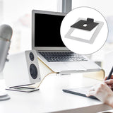 Maxbell Desktop Speaker Stand Sturdy Reduce Undesirable Resonance PC Speaker Support White