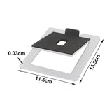 Maxbell Desktop Speaker Stand Sturdy Reduce Undesirable Resonance PC Speaker Support White