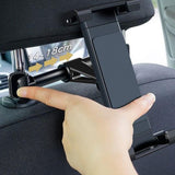 Maxbell Car Headrest Phone Tablet Mount Holder Stretchable Arm Car Angle Adjustable Black