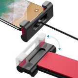 Maxbell Car Headrest Phone Tablet Mount Holder Stretchable Arm Car Angle Adjustable Red