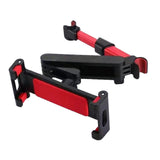 Maxbell Car Headrest Phone Tablet Mount Holder Stretchable Arm Car Angle Adjustable Red