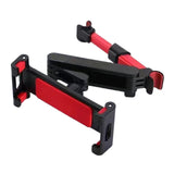 Maxbell Car Headrest Phone Tablet Mount Holder Stretchable Arm Car Angle Adjustable Red