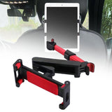 Maxbell Car Headrest Phone Tablet Mount Holder Stretchable Arm Car Angle Adjustable Red