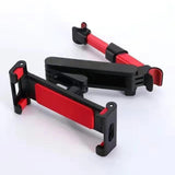 Maxbell Car Headrest Phone Tablet Mount Holder Stretchable Arm Car Angle Adjustable Red