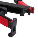 Maxbell Car Headrest Phone Tablet Mount Holder Stretchable Arm Car Angle Adjustable Red