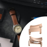 Maxbell Band Connector Replaceable Connection Adapter for Samsung Galaxy Watch 4 5 6 Rose Gold