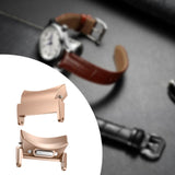 Maxbell Band Connector Replaceable Connection Adapter for Samsung Galaxy Watch 4 5 6 Rose Gold