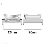 Maxbell Band Connector Replaceable Connection Adapter for Samsung Galaxy Watch 4 5 6 Rose Gold